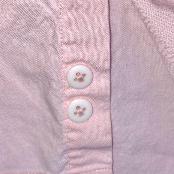 Vintage Mervyn’s Mens Pink Button Down Short Sleeve Large - Picture 4 of 8